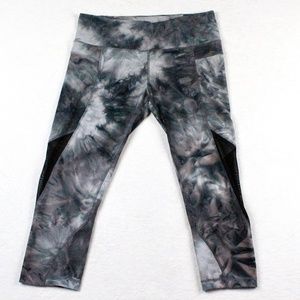 Smokey Marble Mesh Workout Leggings